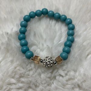 Beaded stretch bracelet